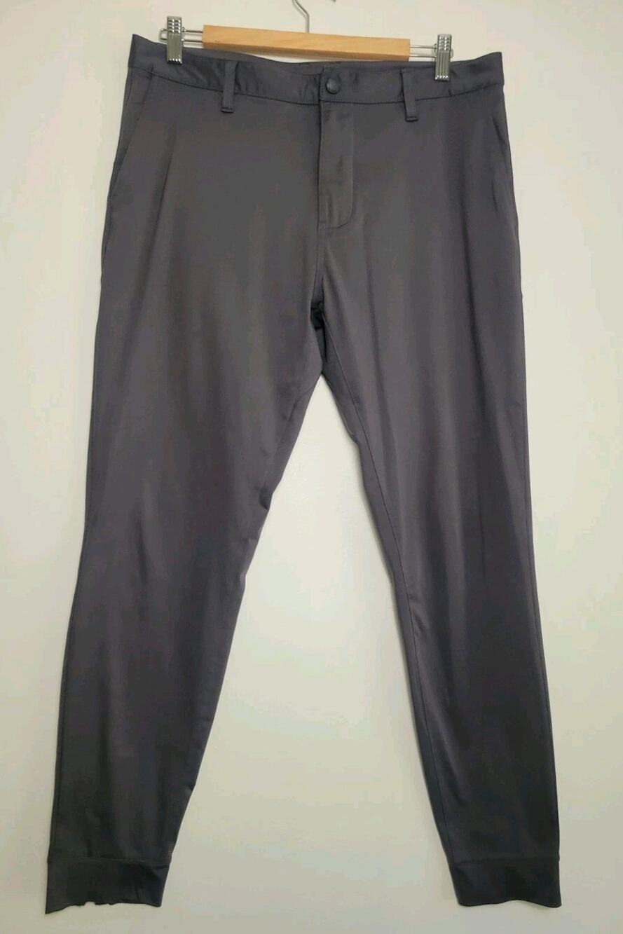 Rhone Pants Mens 33 gray Chino Commuter Performance Casual Athleisure Golf
